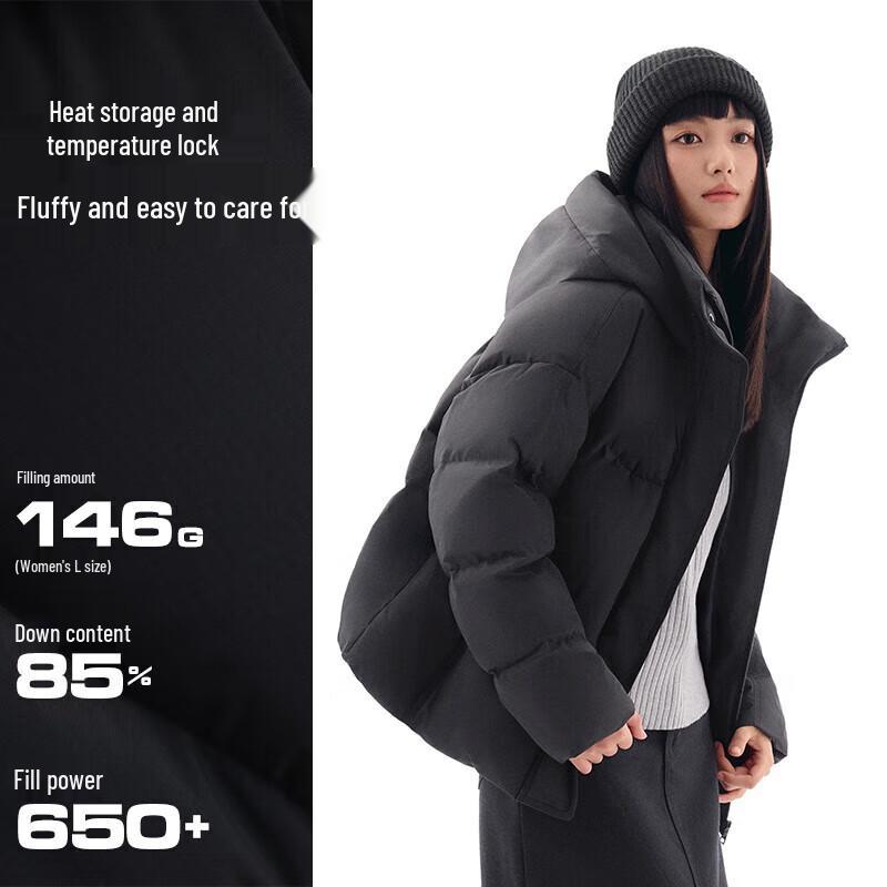 Anta Women's Hooded Four-Proof Winter Puffer Jacket