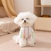 Autumn and Winter Dog Clothes Striped Shirt Thin Bottoming Shirt Medium and Small Dog Teddy Bear Cat Pet Clothes