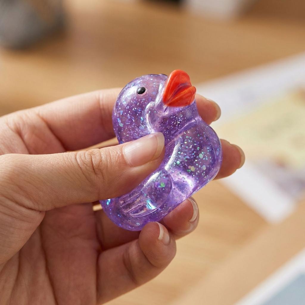 -shaped Stress-Relieving Toy - This Cute Little -shaped Toy, Made Of Soft, Slow- Playdough, Helps Anxiety And Is A Fun Sensory