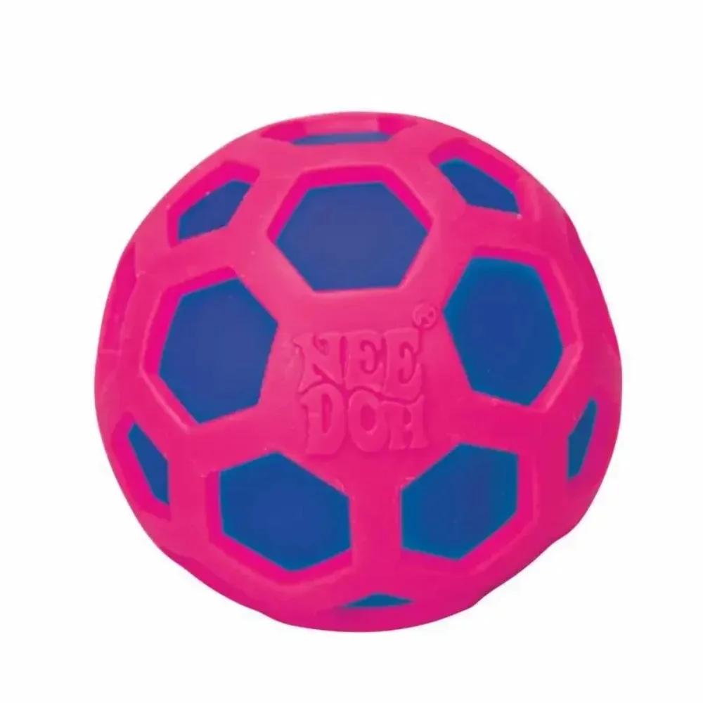 Bunter Netz-Quetschball Fidget Spielzeug Weicher Dehnbarer Stressabbau Ball Anti-Angst Sensorisches Spielzeug für ADHS Schreibtisch Entspan