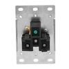 50A 250V RM 650DF NEMA 6 50R Outlet with Corrosion Resistant Construction for Industrial and Residential Use