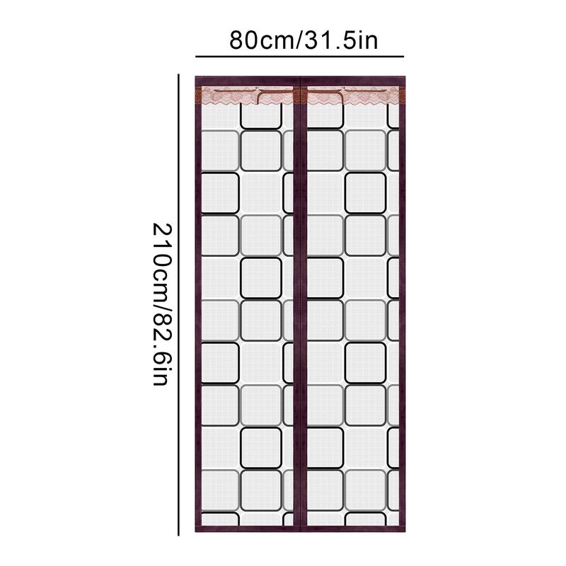 EVA Magnetic Door Curtain Magnetic Sealing EVA Screen for Door Door Warm Keeping Screen for Cold Prevention for Balconies Porch
