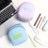Macaron Ins Style Minimalist Cloud Makeup Bag Color Blocking Travel Portable Large Capacity Cute Storage Bag
