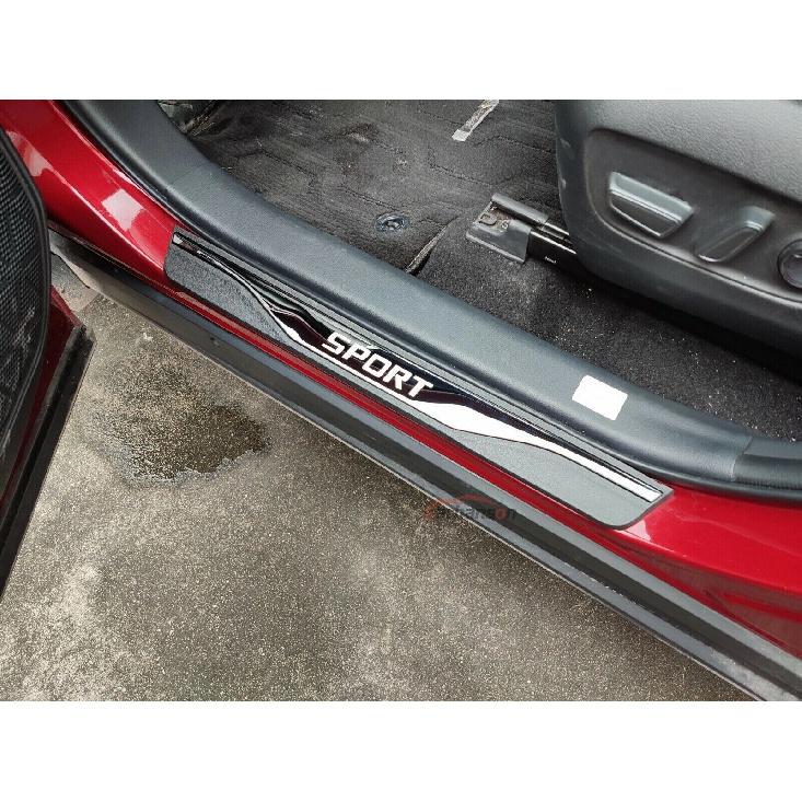 For Tesla Model Y Accessories Door Sill Scuff Plate Cover Protector Trim Sticker
