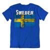 Sweden Flag Tshirt T Shirt Tee Top City Map Nordic Cross Christianity Gift