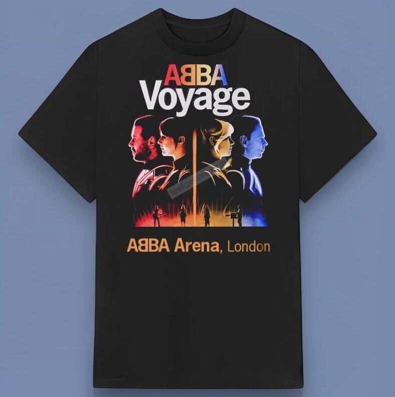 Ультрамягкая ткань Рубашка ABBA Voyage London Подарок для друзей Все размеры S-4XL XL