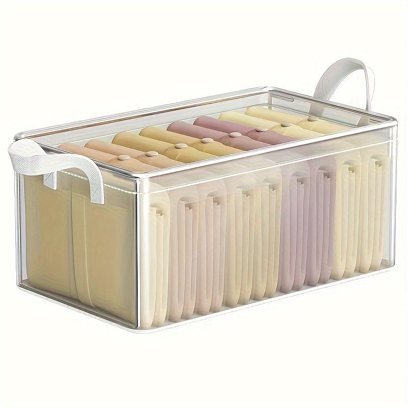 5pcs Space-Saving Foldable Clothes Organizer Set - Washable Storage Boxes for Pants & T-Shirts with Layered Design
