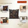 2D Exquisite Geometric & Floral Patterned Cushion Covers Pattern Cushion Cover Suitable For Sofa Bedroom Car Pillow Cover
