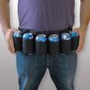 Fondina Portabirra, Cinture Porta Bottiglie di Birra e Soda, Porta Lattine per Bevande, Marsupio Regolabile, Contiene 6 Lattine, Perfetto per Feste