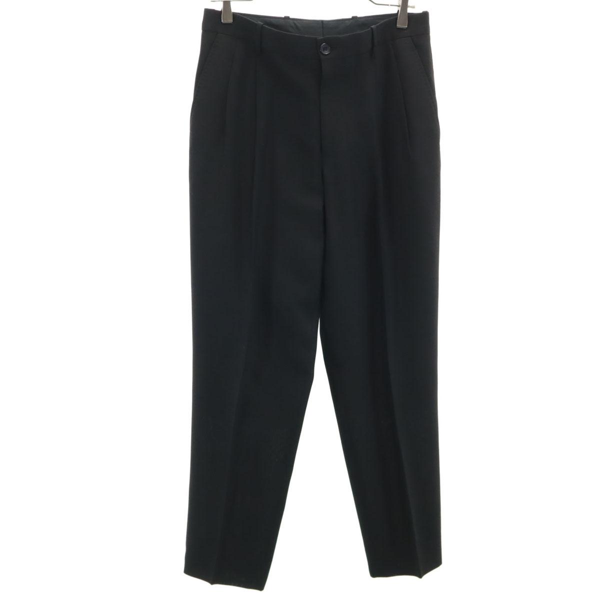 

BALENCIAGA Italian rayon blend Slacks pants 44 black Men s Used