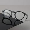 Minimalist Luxury Transparent Glasses Cool Round Frame Eyeglass Women Men Cool Clear Lens Frame Glasses