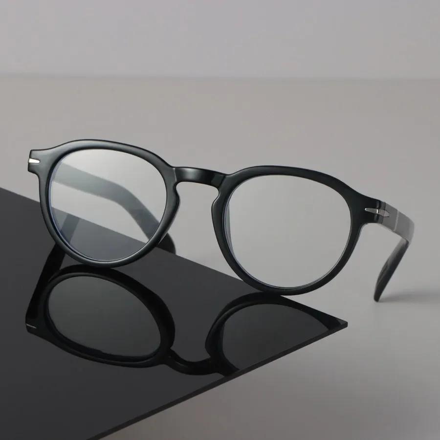 Minimalist Luxury Transparent Glasses Cool Round Frame Eyeglass Women Men Cool Clear Lens Frame Glasses