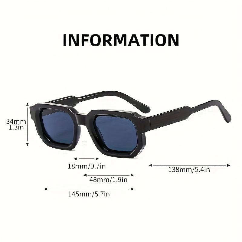 4 Piece Personalized Futuristic Trendy Fashionable and Cool Glasses for Both Men and Women