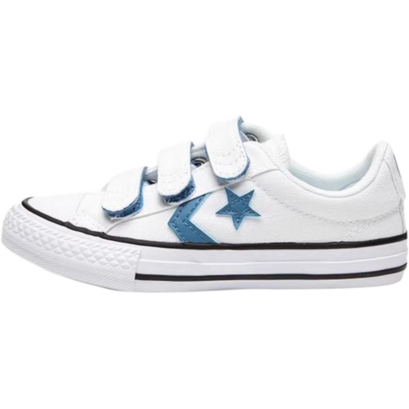Converse Hello Kitty X Star Player 76 Comfortable Versatile Low-Top Canvas Shoes Kids sneaker White Blue 660742