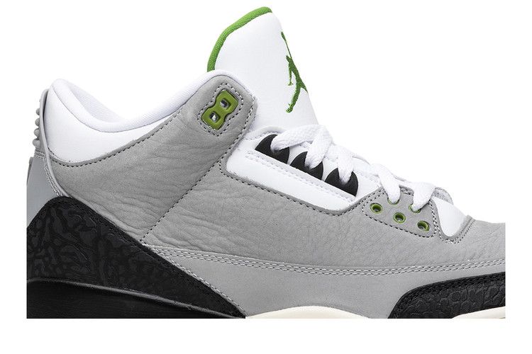 Men's Sneakers Nike Jordan 3 Retro Chlorophyll Light Smoke Grey/Chlorophyll-Black-White