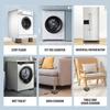 4 pieces of damping pads for washing machines, damping rubber pads for washing machines and dryers,