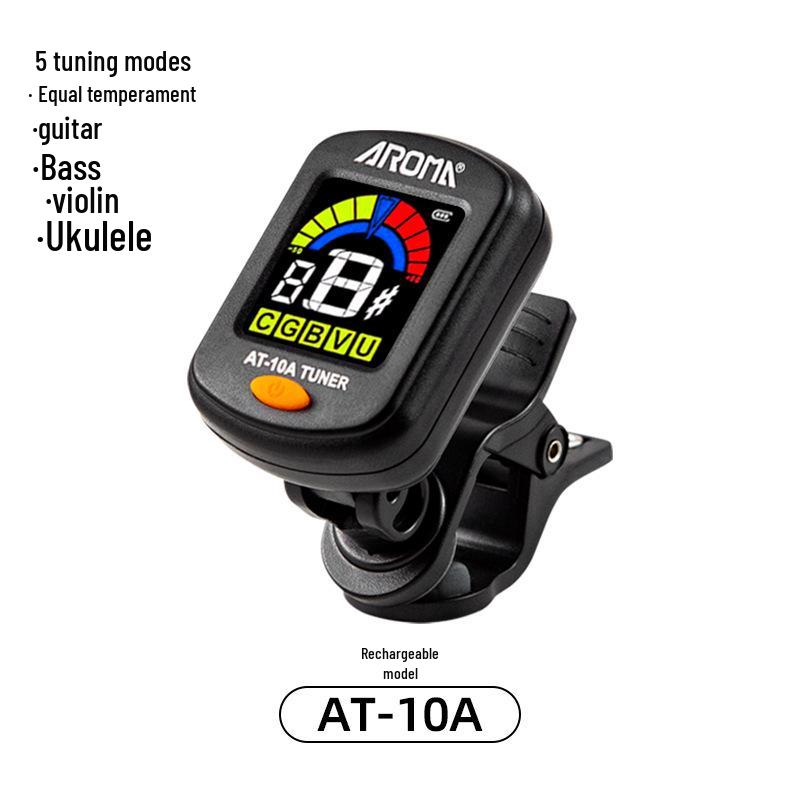 Genuine Aroma Universal Electronic Tuner for Guitar, Violin, and Ukulele