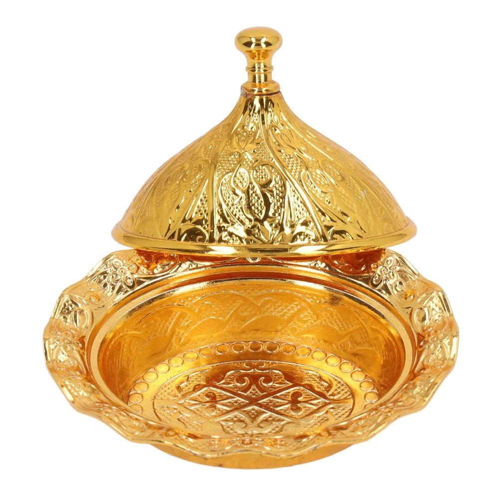 With Lid Vintage Sugar Bowl Three Dimensional Engraving Turkish Sugar Bowl  Wedding Decoration