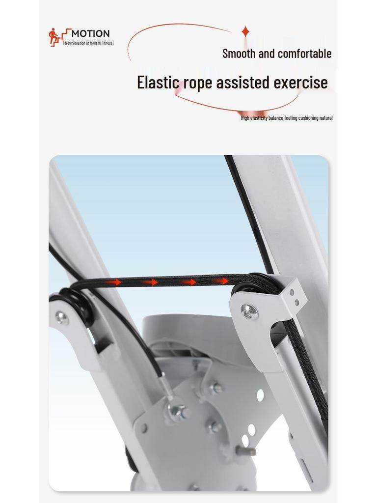 Foldable Indoor Stair Climber: Multi-Functional Minimalist Fitness Machine