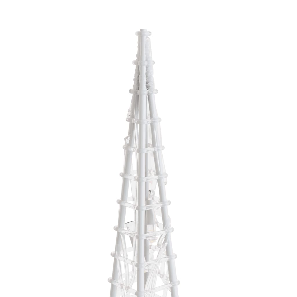 Vidaxl Zestaw Stożków Dekoracyjnych, Niebieski, Led, 60/90/120 Cm