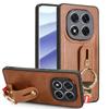 Luxury Wristband Leather Stand Case for Xiaomi Redmi Note 14 Pro 5G 4G Cover With Ring Opener Coque Fundas Capa