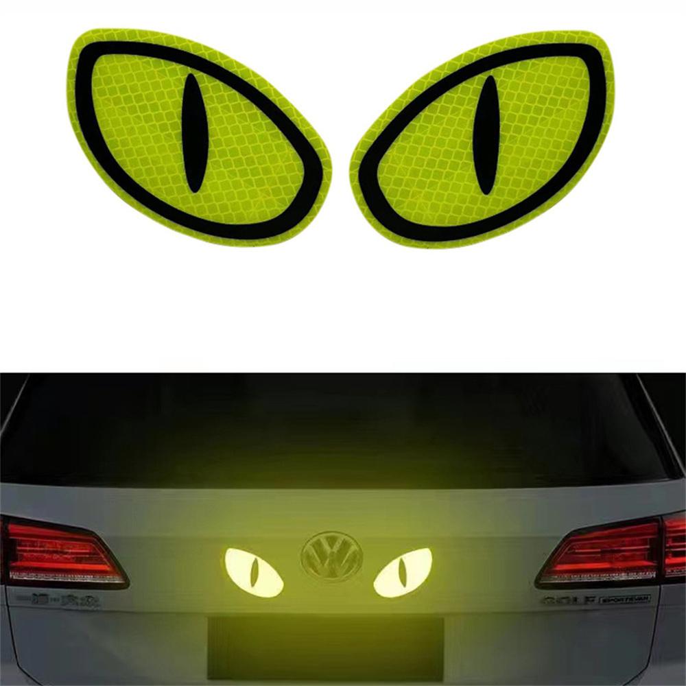 Car Reflector Sticker Night Driving Safety Decal for Auto Truck Motorcycle Trailer Cat Eye Reflective Safety Warning Tape