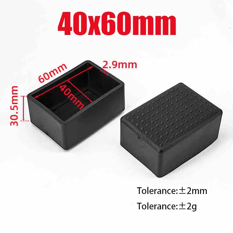 Black PVC Furniture Table Foot Tip Chairs Legs Pad Protector Cover Square/Round Caps Pipe Plug Lid Tube Hole Protection End Cap