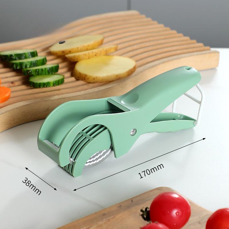 Multi-Function Vegetable Slicer - Stainless Steel Fruit & Veggie Cutter