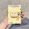 Cute Cartoon Rilakkuma Bear Earphone Case For Airpods 4 2 3 1 Pro 3 2 Wireless Bluetooth Headset Protective Cover With Pendant