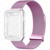 Case+Milanese Loop For Apple Watch Band 44mm 38mm-42mm-40mm Metal Magnetic bands iwatch Series 9 8 7 6 5 4 3 SE 45mm 41mm Strap
