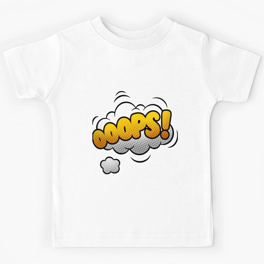 Ooops! Comics speach bubble - Super Heroes Unite! Collection Kids T-Shirt 100