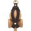 TOKYO KENDAMA Kendama Holder, Black, Genuine Tochigi Leather and Brass, Made In Japan