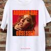 HOT Addison Rae White Cotton All Size S 5XL For Fans T Shirt Vintage Washed Stretched Casual Streetwear Homme Fashion