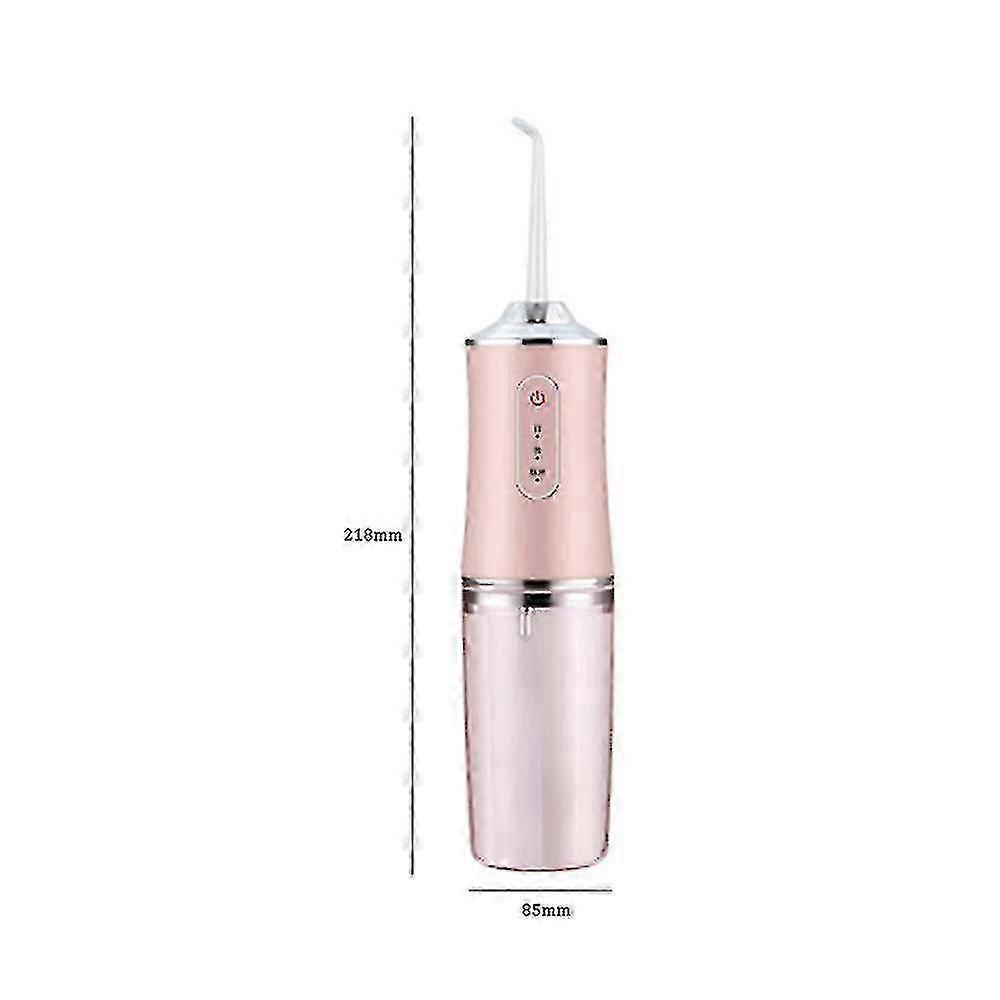 USB Rechargeable Water Flosser - Portable Oral Irrigator with 220ml Tank for Teeth Cleaning & Dental Care