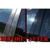 For NISSAN Qashqai 2008-2015 Carbon Fiber Black Car Window Door Column BC Pillar Post Cover Trim Mirror Effect PC