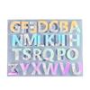 Alphabets Epoxy Resin Mold Letter Silicone Mould for DIYs Keychain Earrings Pendant Epoxy Resin Jewelry Craft Casting Mo