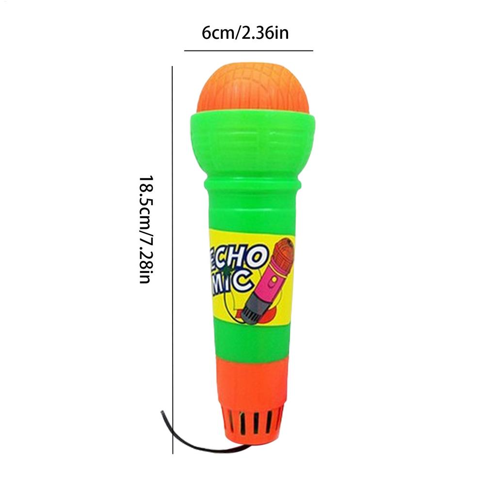 Voice Changing Microphone Toy Echo Microphone Toy Battery-Free Magic Karaoke Mic Toys Toddlers Voice Amplifying Pretend Toy