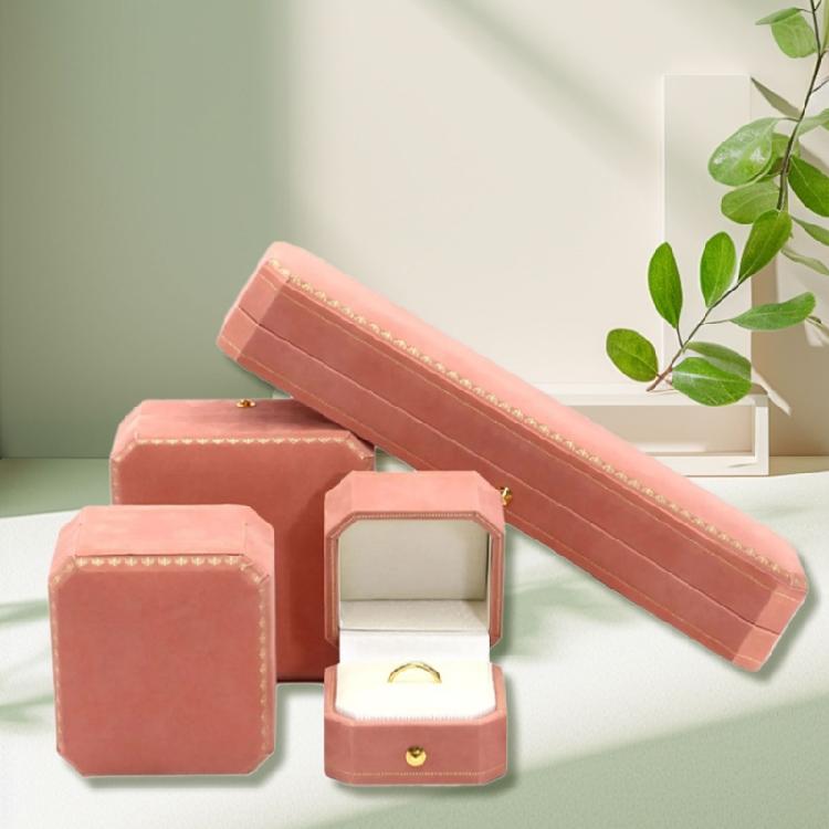 Portable Velvets Jewelry Box Protective Jewelry Display Container Soft Lining Accessories Holder for Women and Girls
