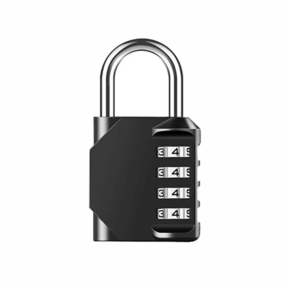 Mini Combination Padlock Password Locks 4 Digit Waterproof Outdoor Lock For Door Suitcase Bag Package Cabinet Locker Window