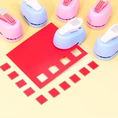 DIY Crafts Stamp Border Punch Handmade Labor-saving Stamp Shape Punch Exquisite Portable Stamp Embossing Machine