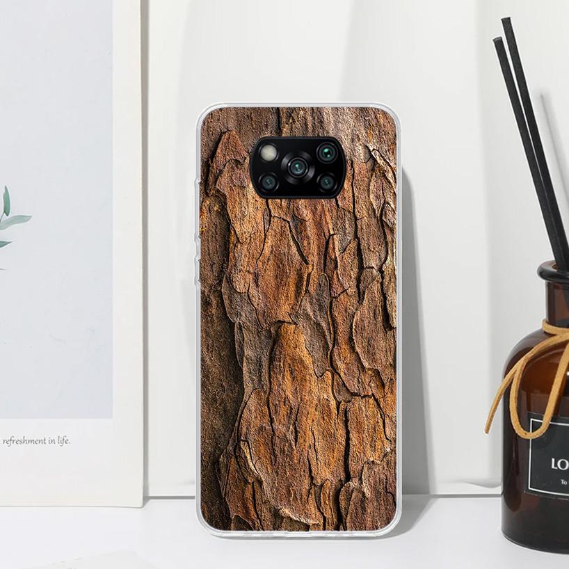 Wood Wooden Pattern Phone Case For Xiaomi Poco X7 X6 X5 M7 M8 Pro F7 Ultra Redmi 15C 15 13C 13 12C 12 10 10C 10A Art Fundas Poco