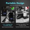 Intelligent and lightweight electronic coffee weighing cup, LED display screen, rechargeable coffee quantitative cup