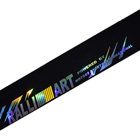 Letters Design Car Front Rear Windshield Colorful Reflective Sticker Decal Decor