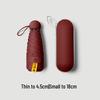 Cartoon Mini Sun & Rain Five-Fold Umbrella for Women - Portable, Sunscreen, and Dual-Use