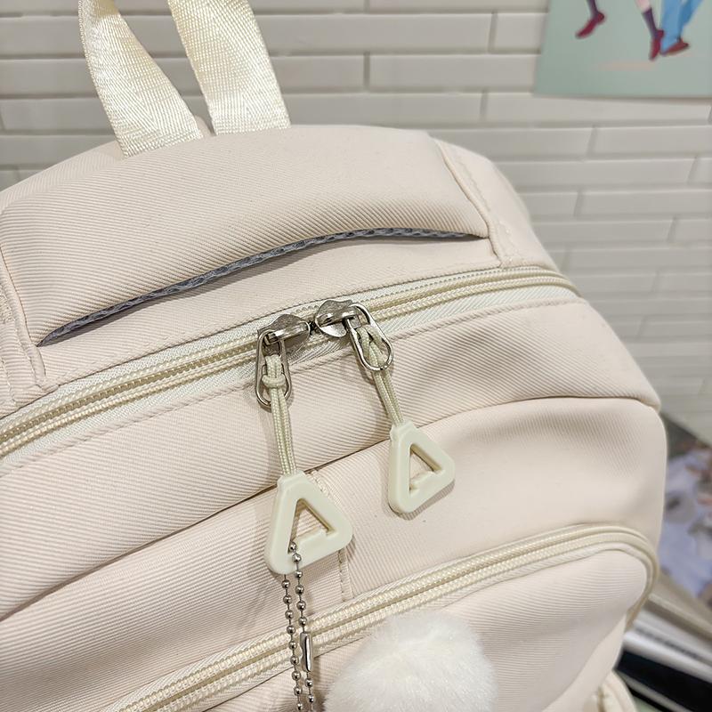 Skolväska med studentbokstavstryck, Stor kapacitet Ryggsäck för Kvinnor