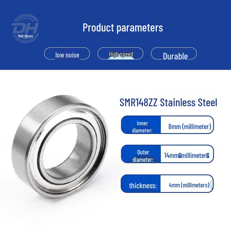 Rust-Proof Stainless Steel Miniature Pulley with Deep Groove Ball Bearing - Anti-Corrosion Gyroscope Ornament Accessory