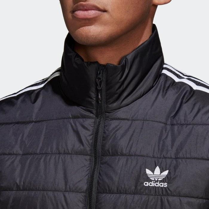 adidas Originals Spaded Stand Collar Puffer Jacket Men's M (Chest 89-92cm) HL9212 Black