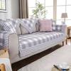 Washed Cotton Geometric Pattern Sofa Cushion Fabric Cotton Anti-slip Simple Modern Four-season Universal Sofa