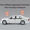 1/24 Benz W140 320SEL Toy Car Models Alloy Diecast with Sound and Light Rear Wheel Pull Back Function Vehicles Models Collect Gifts
