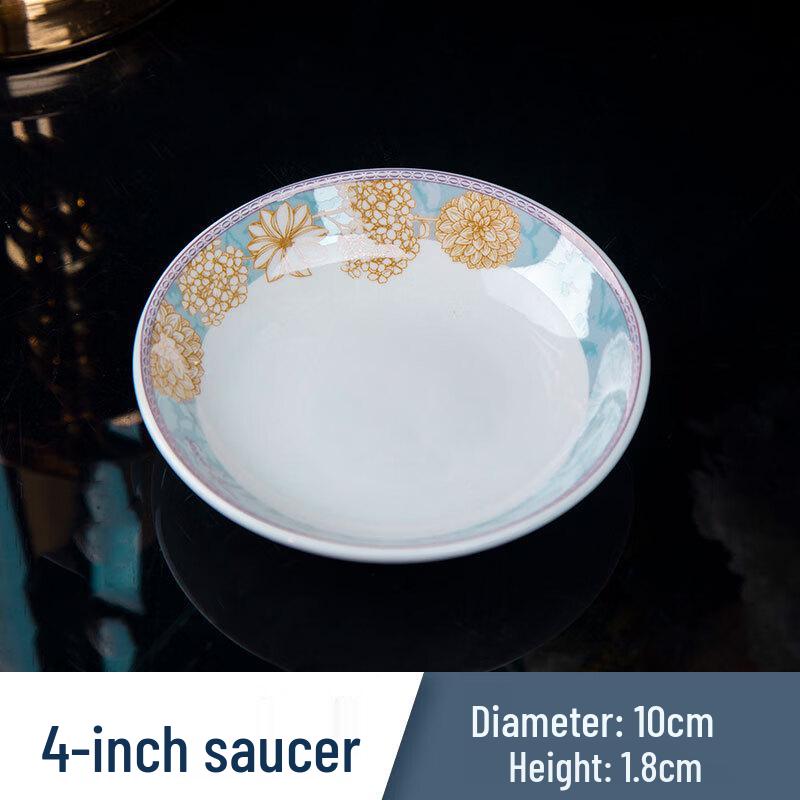 

Jingdezhen Ceramic 4-inch Sauce Dish Set (5 Pcs)